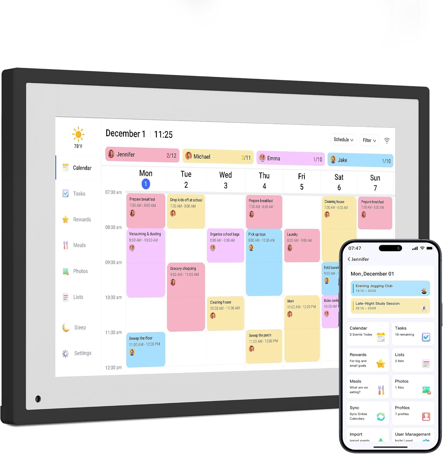 Detalle de Dragon Touch 10.1 Digital Calendar