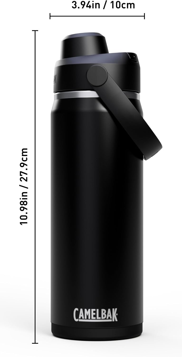 Detalle de CAMELBAK Thrive Chug VSS – butelka 0,6 l ze stali nierdzewnej, czarna