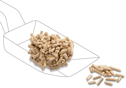 Detalle de Cat's Best Smart Pellets: Klumpstreu aus Aktiv-Holzfasern für Katzen – 5 kg