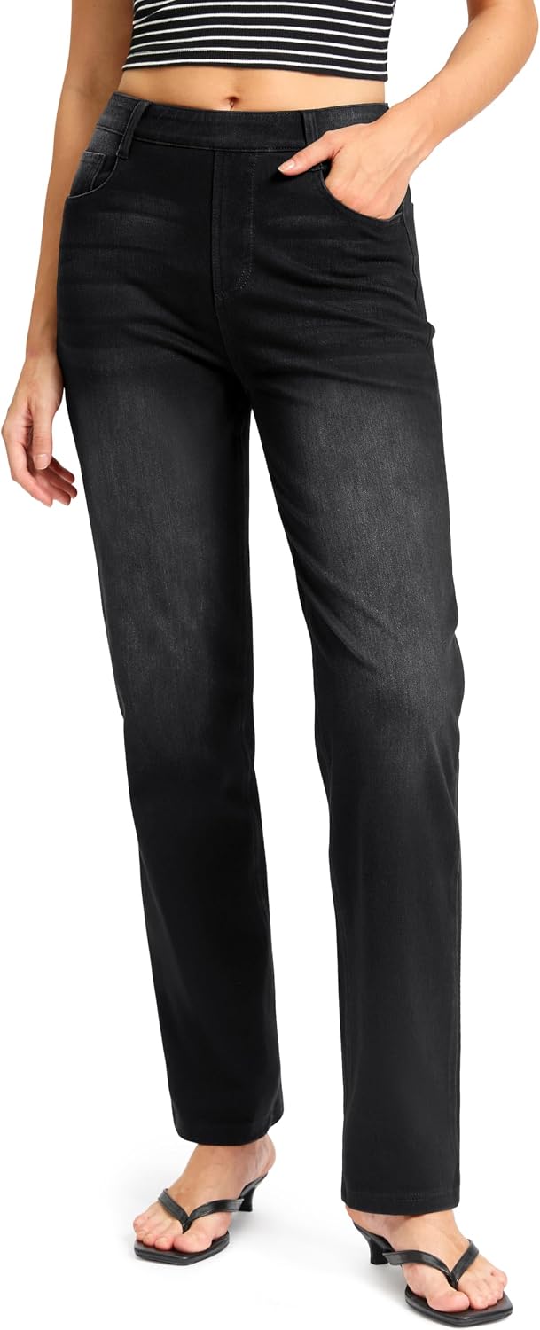 Detalle de Stretchy straight leg jeans for women