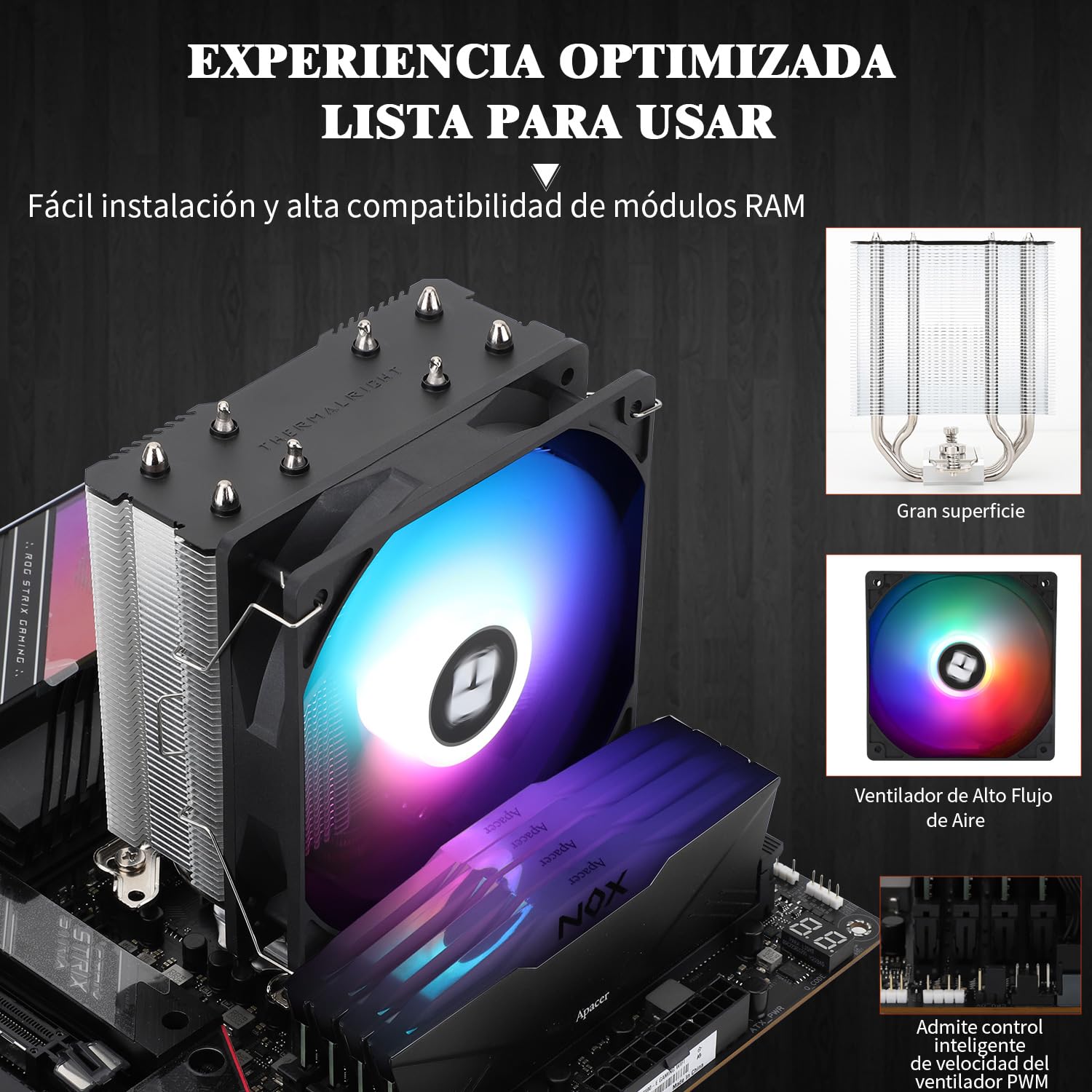 Detalle 2 de TR Assassin X 120R SE V2 CPU Luftkühler – 4 Heat Pipes, 148 mm, AM4/AM5, LGA17XX