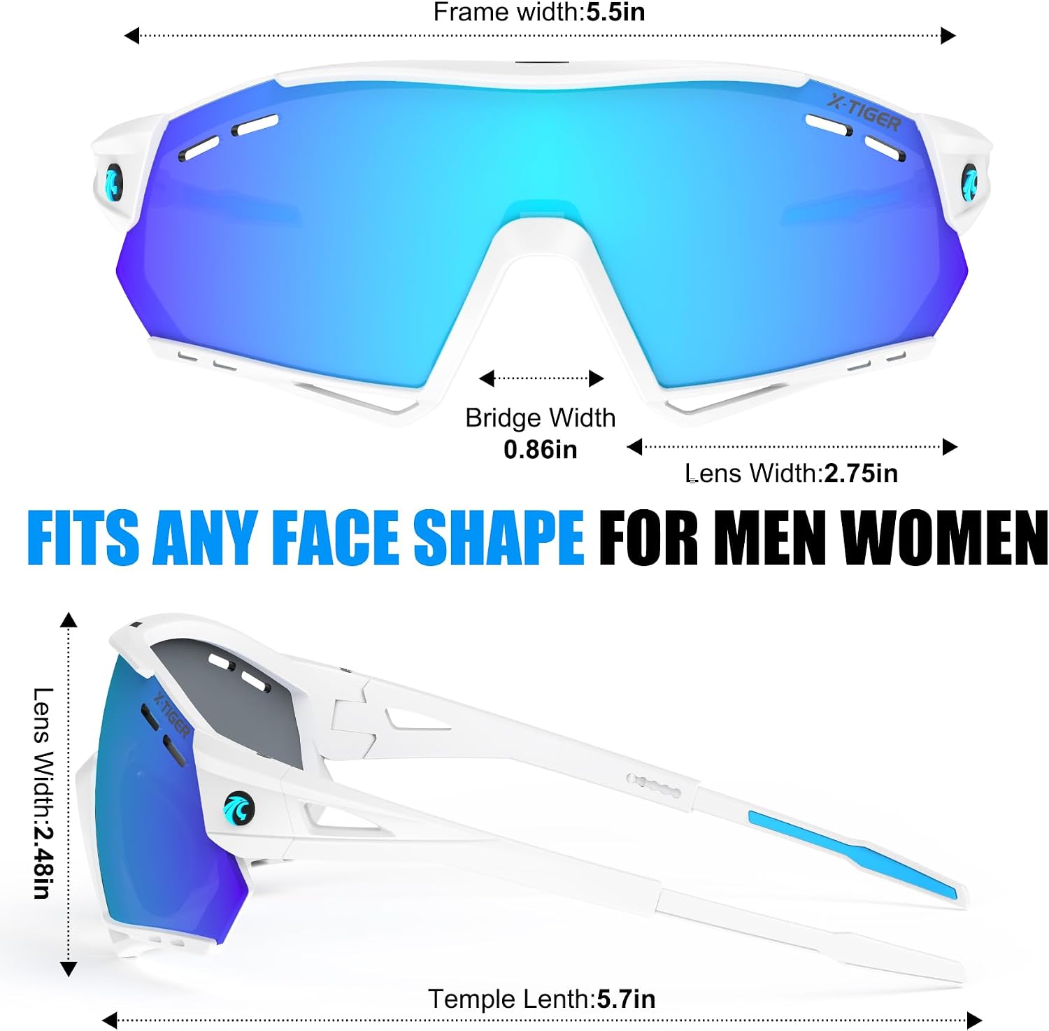 Thumbnail 6 de X-TIGER Gafas Ciclismo Polarizadas 5 lentes