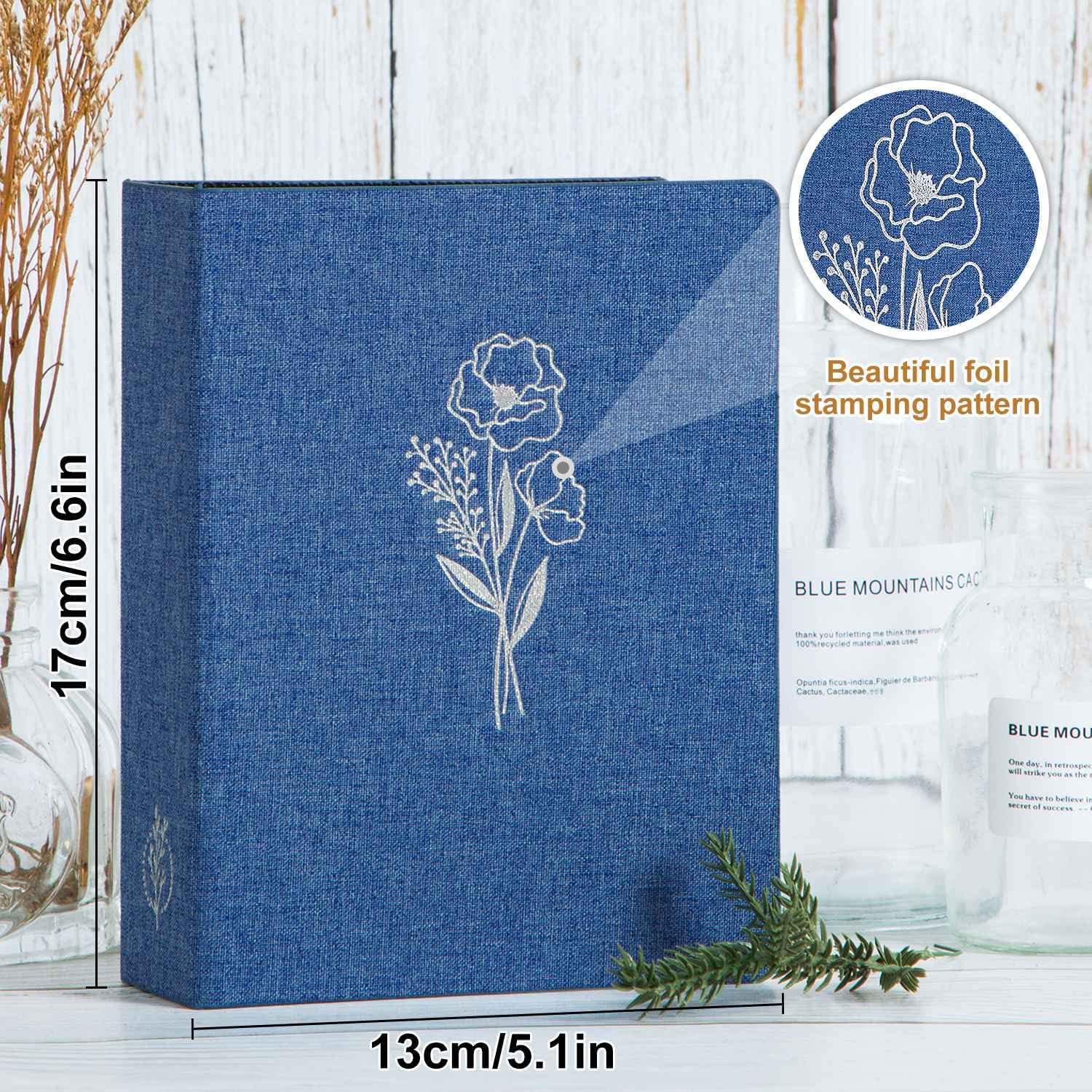 Thumbnail 1 de Lanpn Small Photo Album 6x4 (2 Packs) – 50 Photos Each Pack, Linen Top Loading Portrait Albums