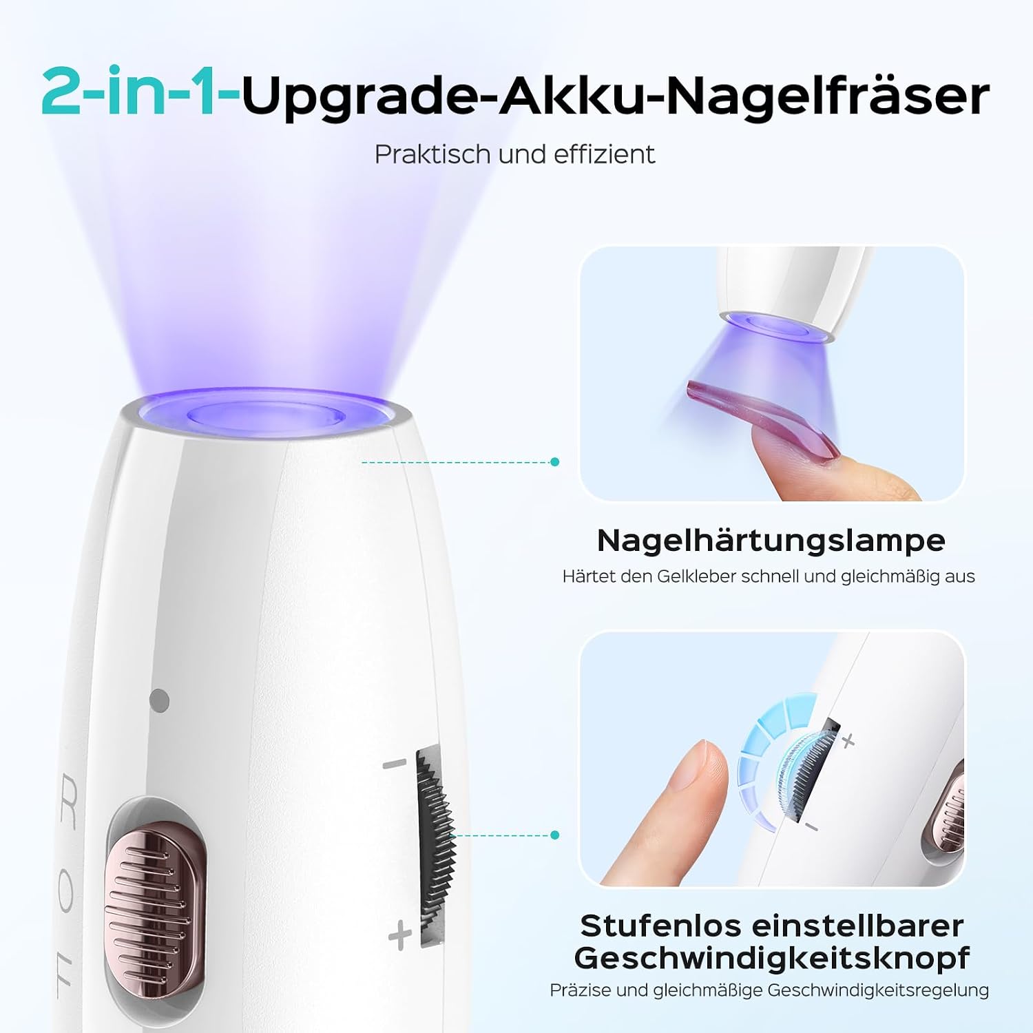 Thumbnail 1 de COSLUS Nagelfräser kabellos 2-in-1