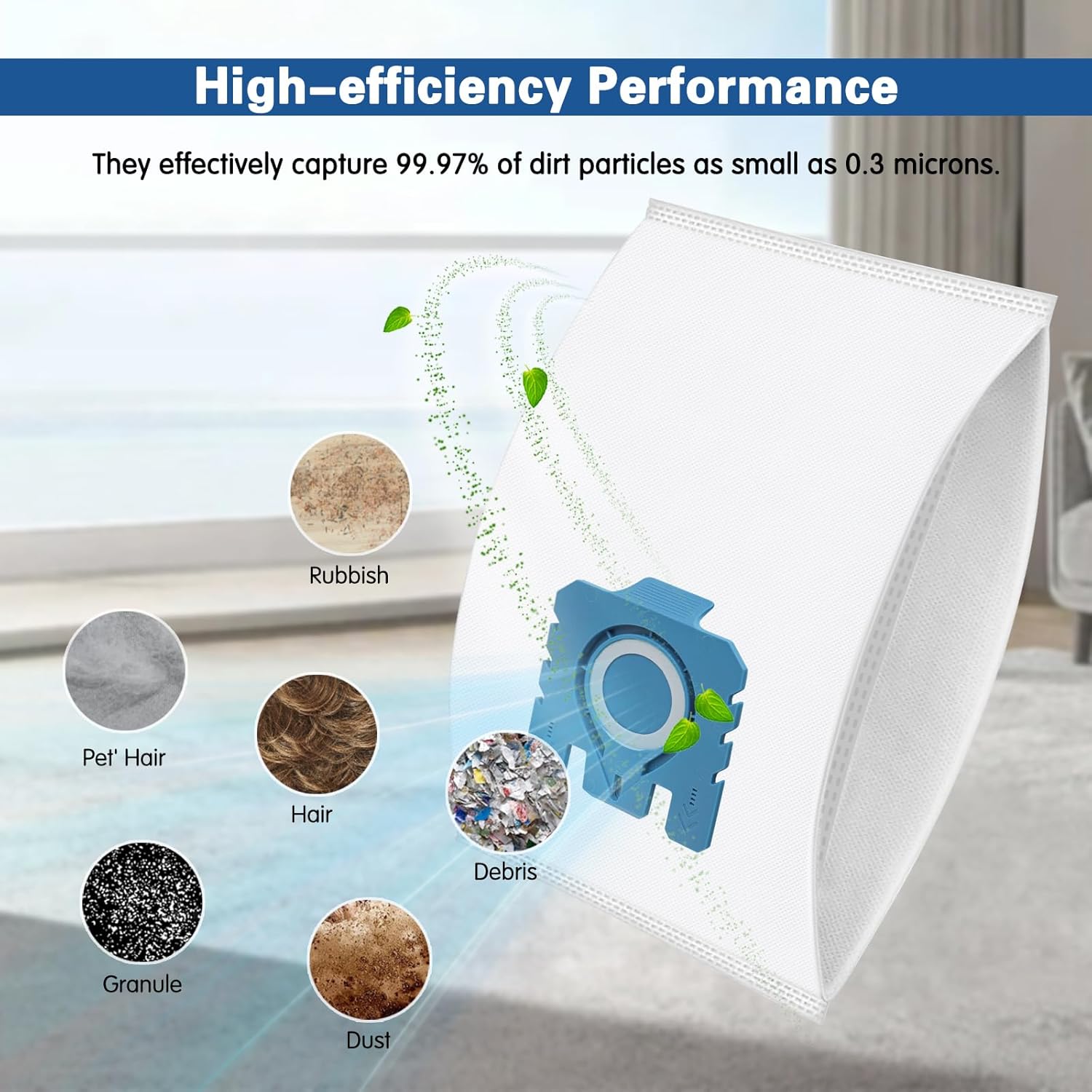 Thumbnail 4 de 12 Pack GN 3D Efficiency Dust Bags 9917730