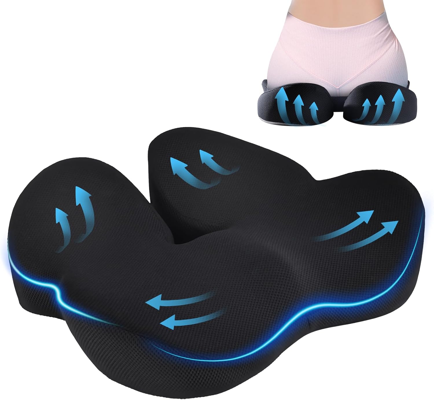 Detalle de QUTOOL Seat Cushion Memory Foam 1pc