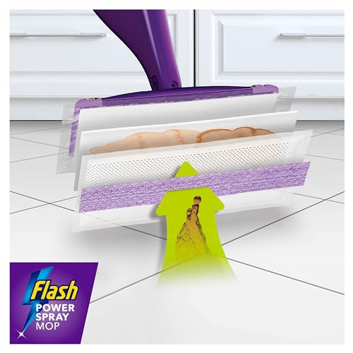 Detalle de Flash Power Spray Mop Floor Cleaner Liquid Citrus 4x1.25L