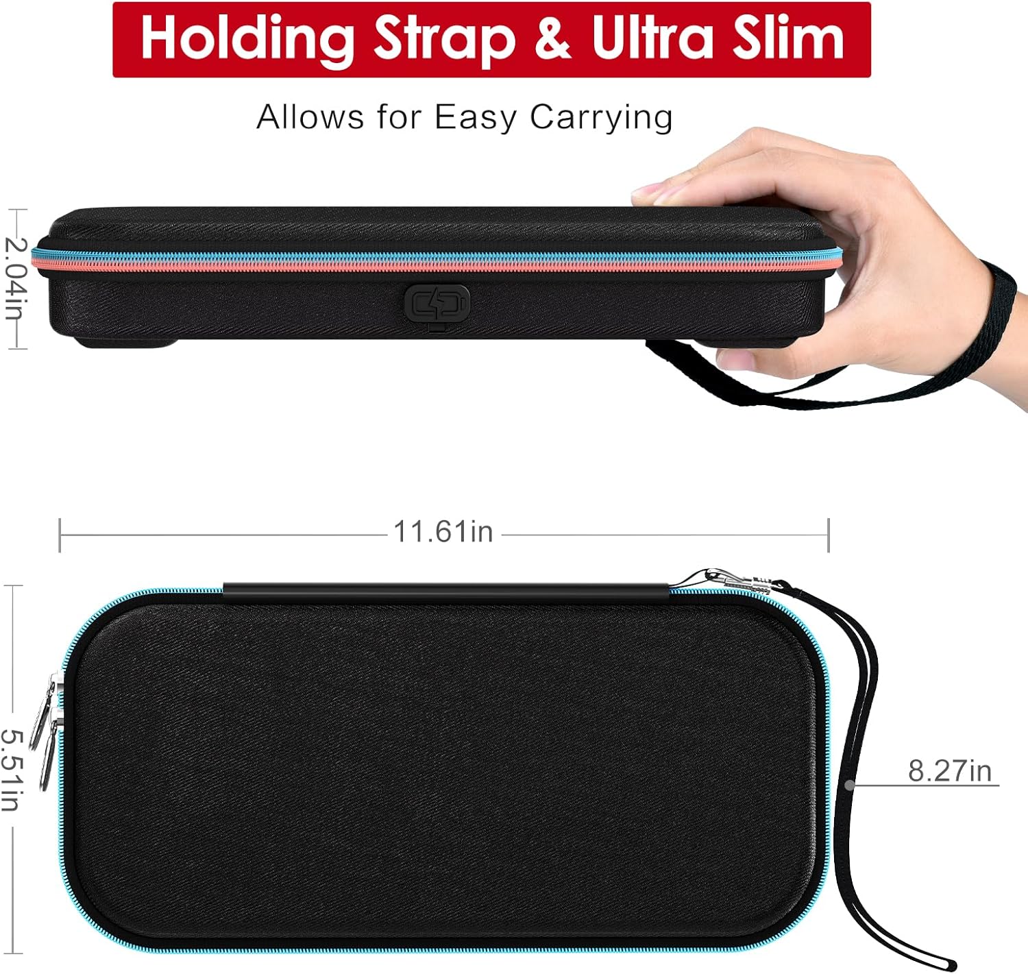 Thumbnail 5 de ivoler Charging Cable Port Case for Switch 2, holds 12 cards