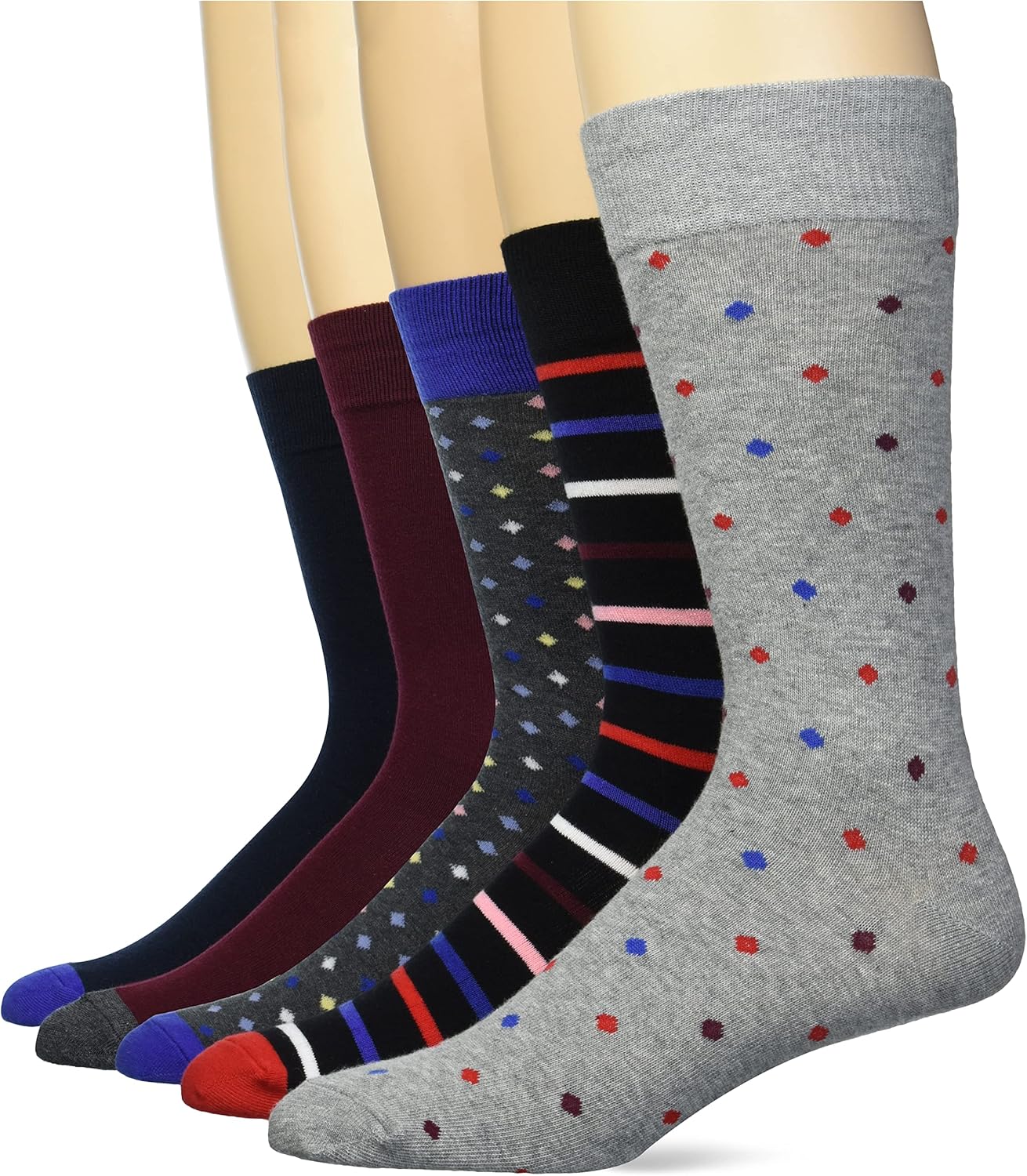 Thumbnail 5 de Amazon Essentials men’s comfortable patterned novelty socks (5-pack)