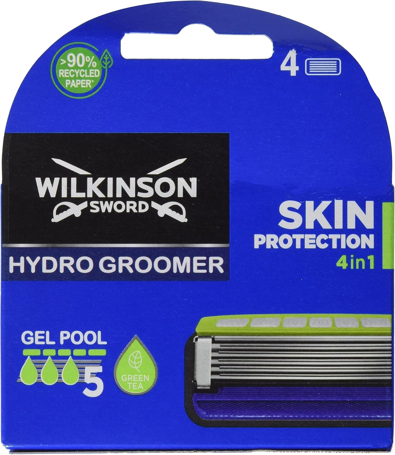 Detalle de Wilkinson Sword Hydro 5 Groomer / Power Select Rasierklingen – 4 Stk