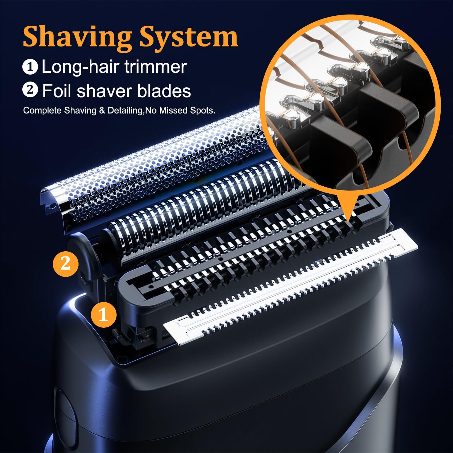 Detalle 2 de Mini Foil Shaver 90min cordless electric razor