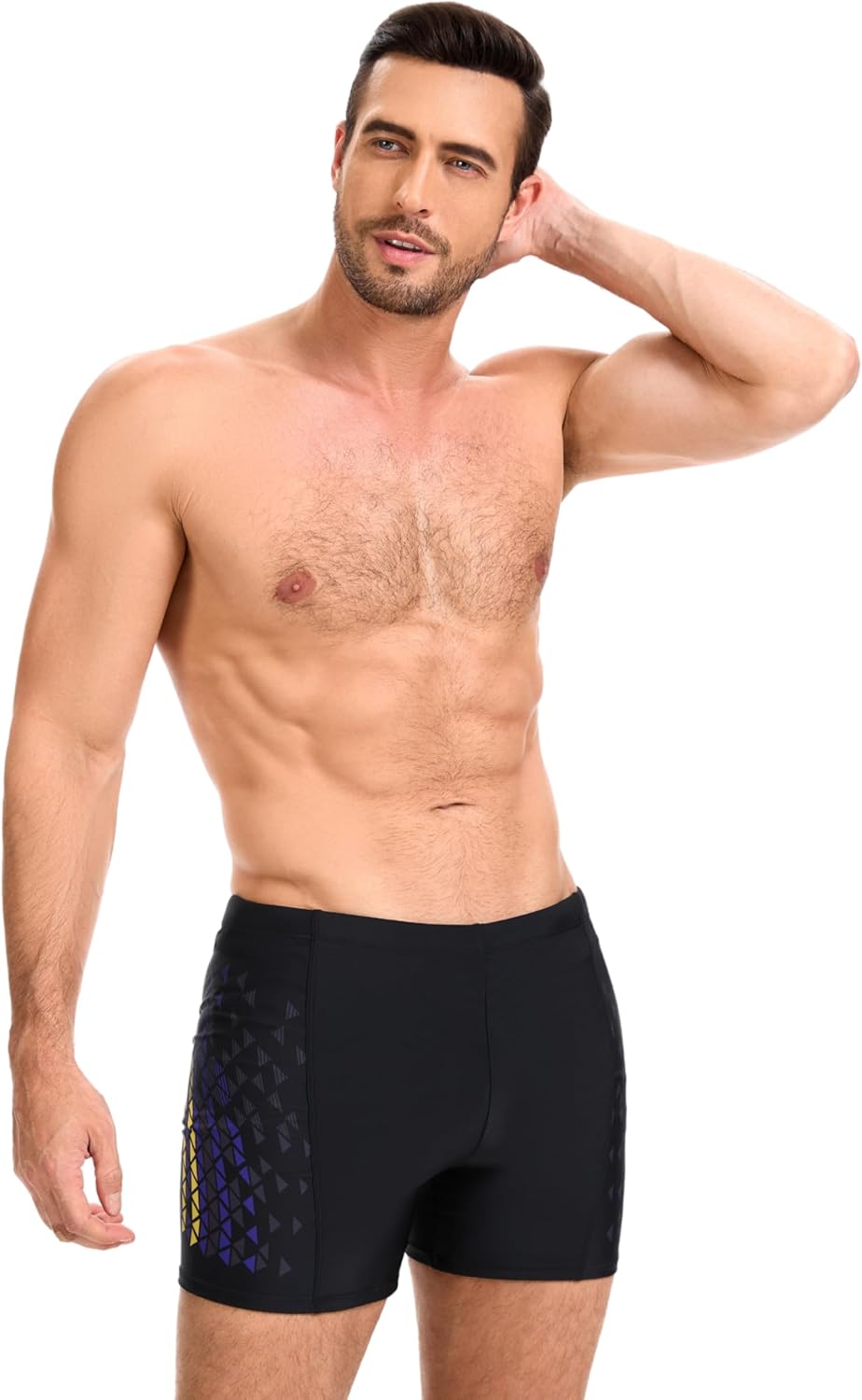 Thumbnail 1 de AMZSPORT maillot de bain homme short à séchage rapide hydrophobe, avec cordon de serrage