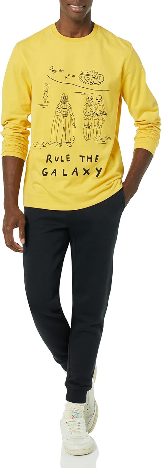 Thumbnail 4 de Amazon Essentials Disney | Marvel | Star Wars men’s long-sleeve T-shirts (pack of 2)