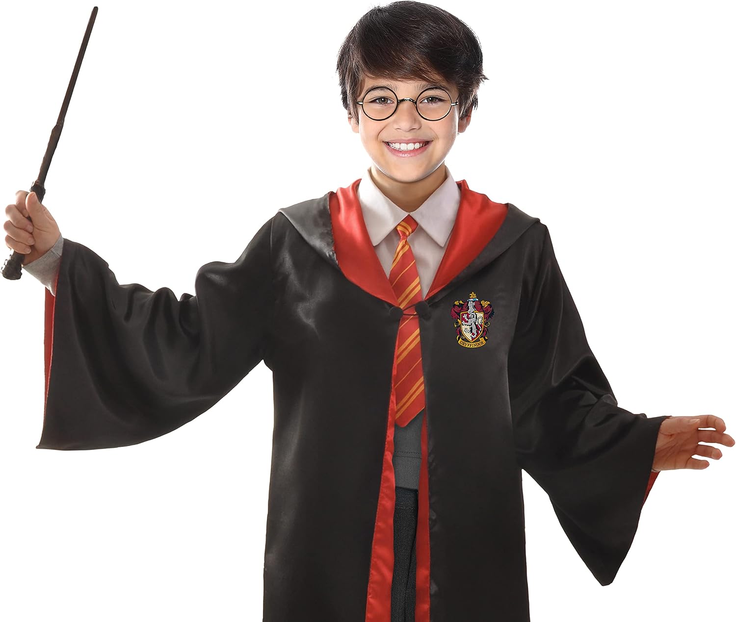 Detalle de Ciao - Baguette magique d’Harry Potter (30 cm) avec l’emblème Gryffindor et coffret cadeau