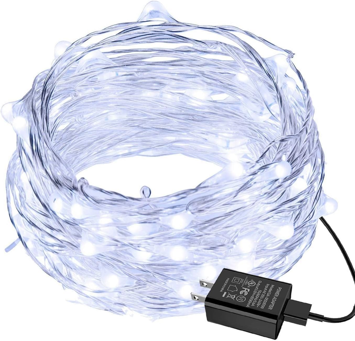 Detalle de EShing ES0020011-5 LED Fairy Lights, 66 ft, 200 Warm-White Lights