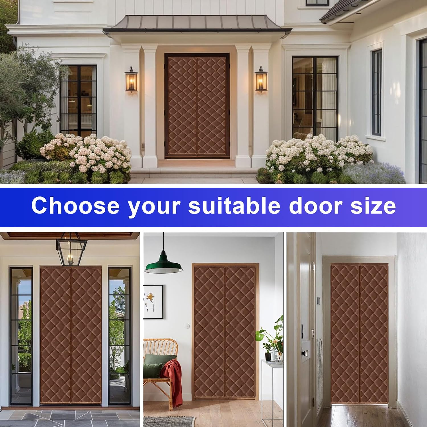 Thumbnail 6 de Magnetic Thermal Door Curtain, 33" x 82
