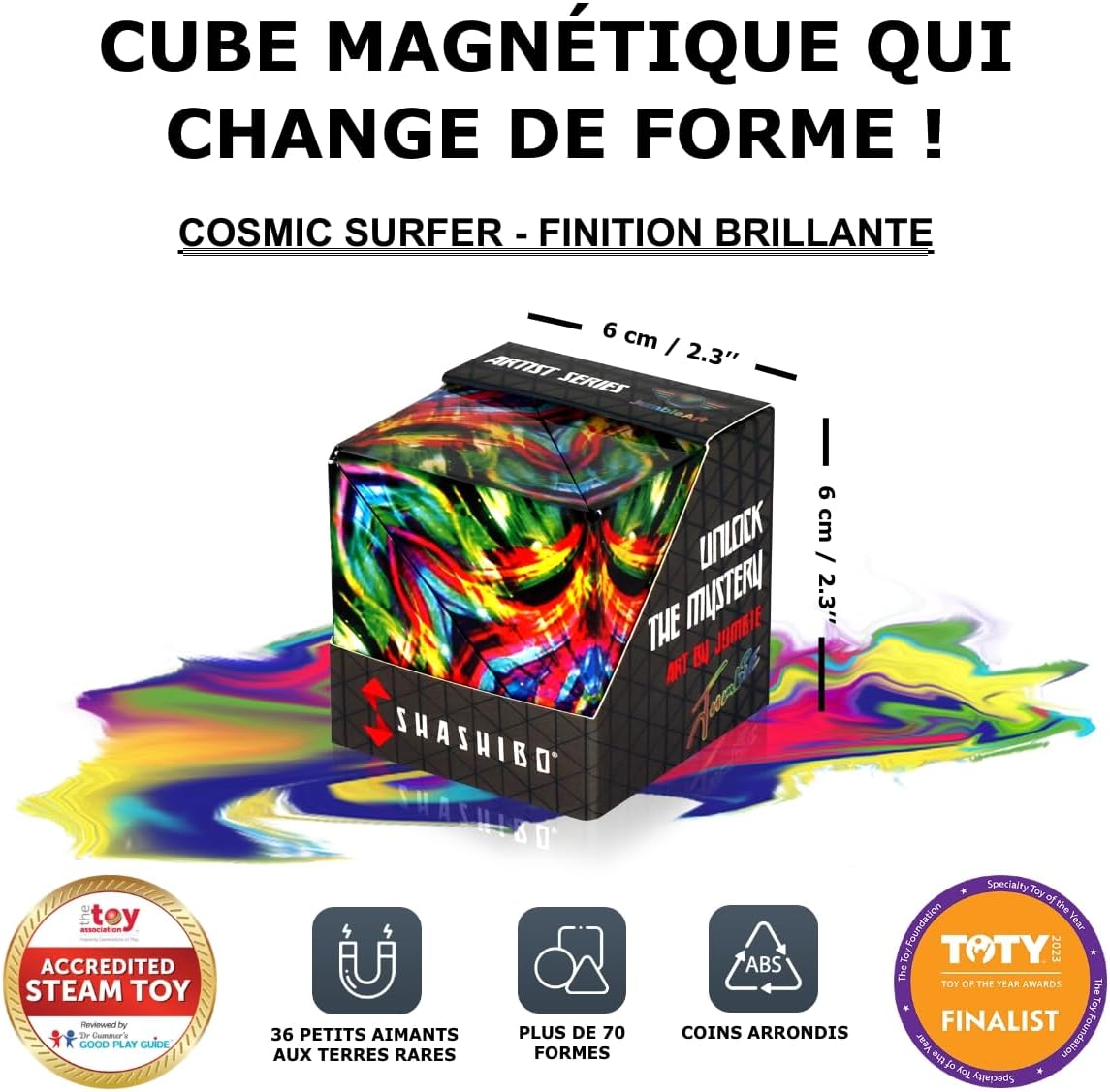 Detalle 2 de Shashibo Cube Transformable 36 aimants