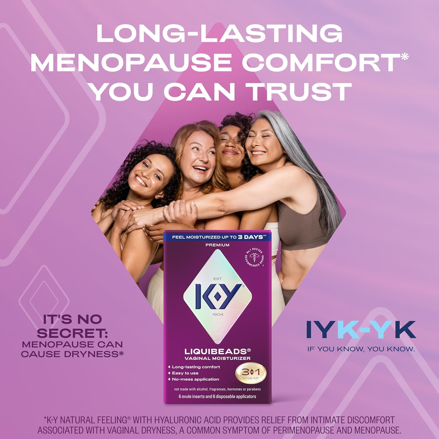Thumbnail 5 de K-Y Liquibeads Vaginal Moisturizer, 6 suppositories ⚙