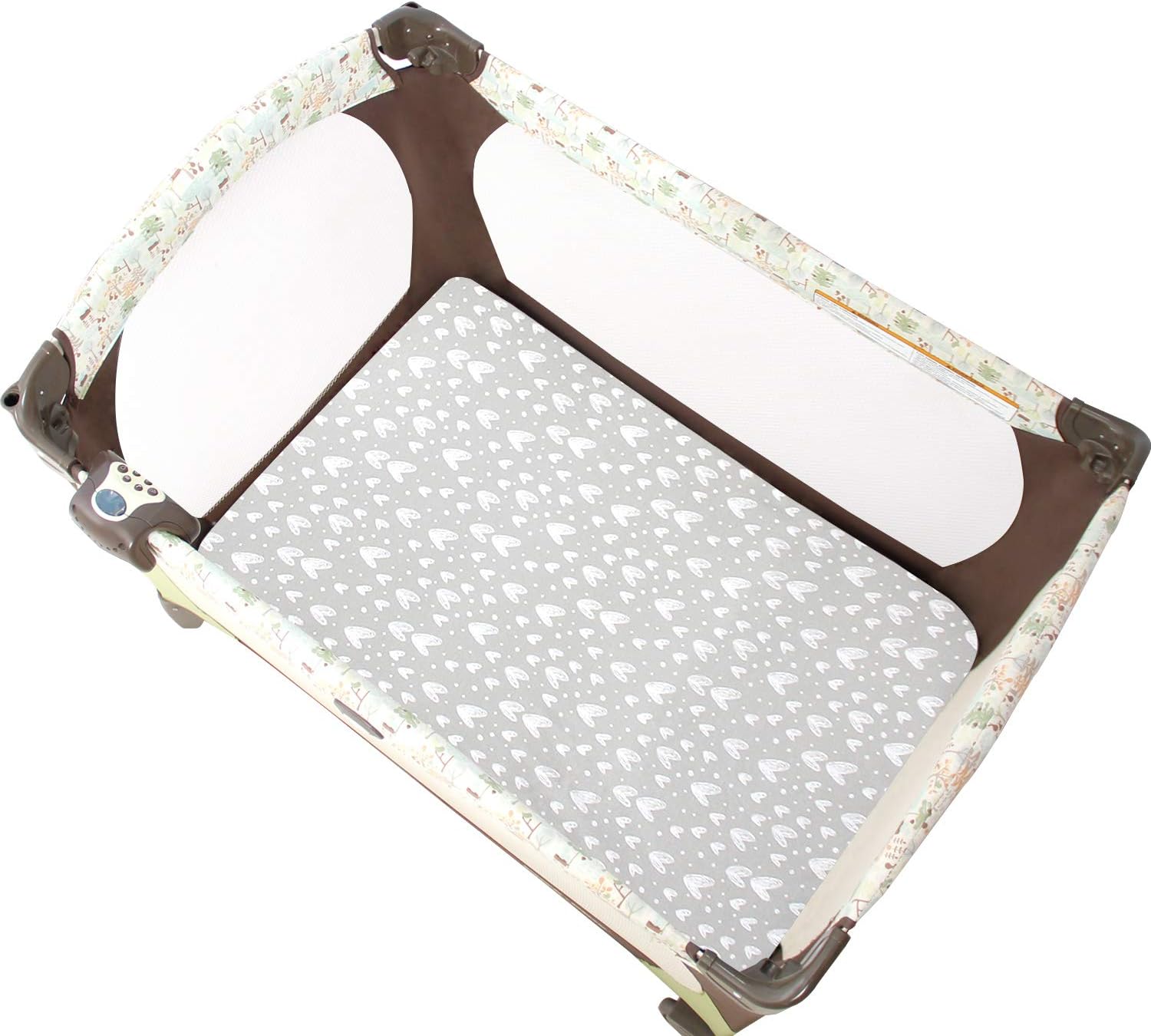 Thumbnail 1 de Red Kite Travel Cot Sheets 95x65cm, 2 Pack