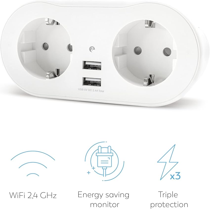 Thumbnail 5 de Garza Smart Enchufe WiFi programable, medidor 2,4 GHz