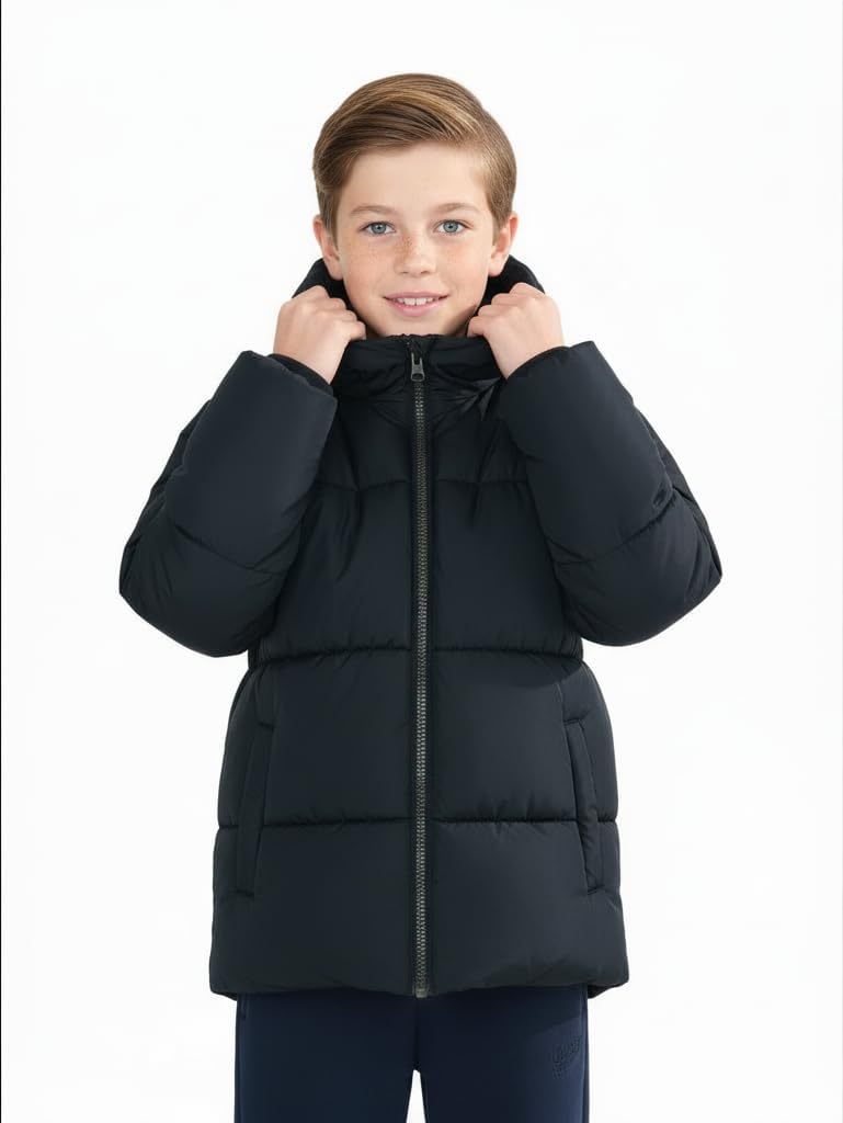 Thumbnail 2 de Sunny Sprout manteau garçon hiver – doudoune épaisse avec capuche polaire et manches coupe-vent