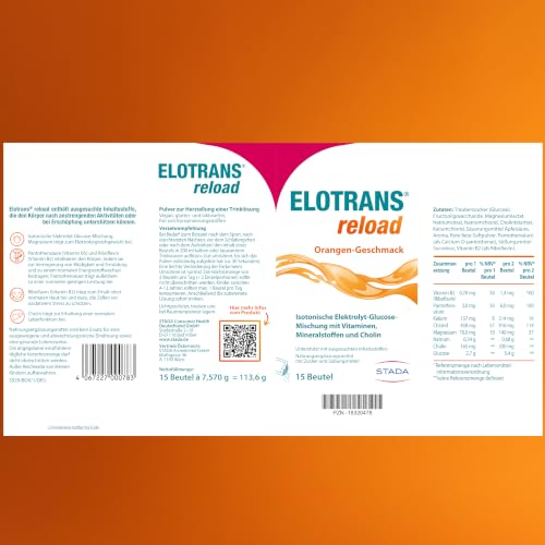 Thumbnail 8 de Elotrans Reload – Isotonische Elektrolyt-Glucose-Mischung (15 Beutel) von Elotrans