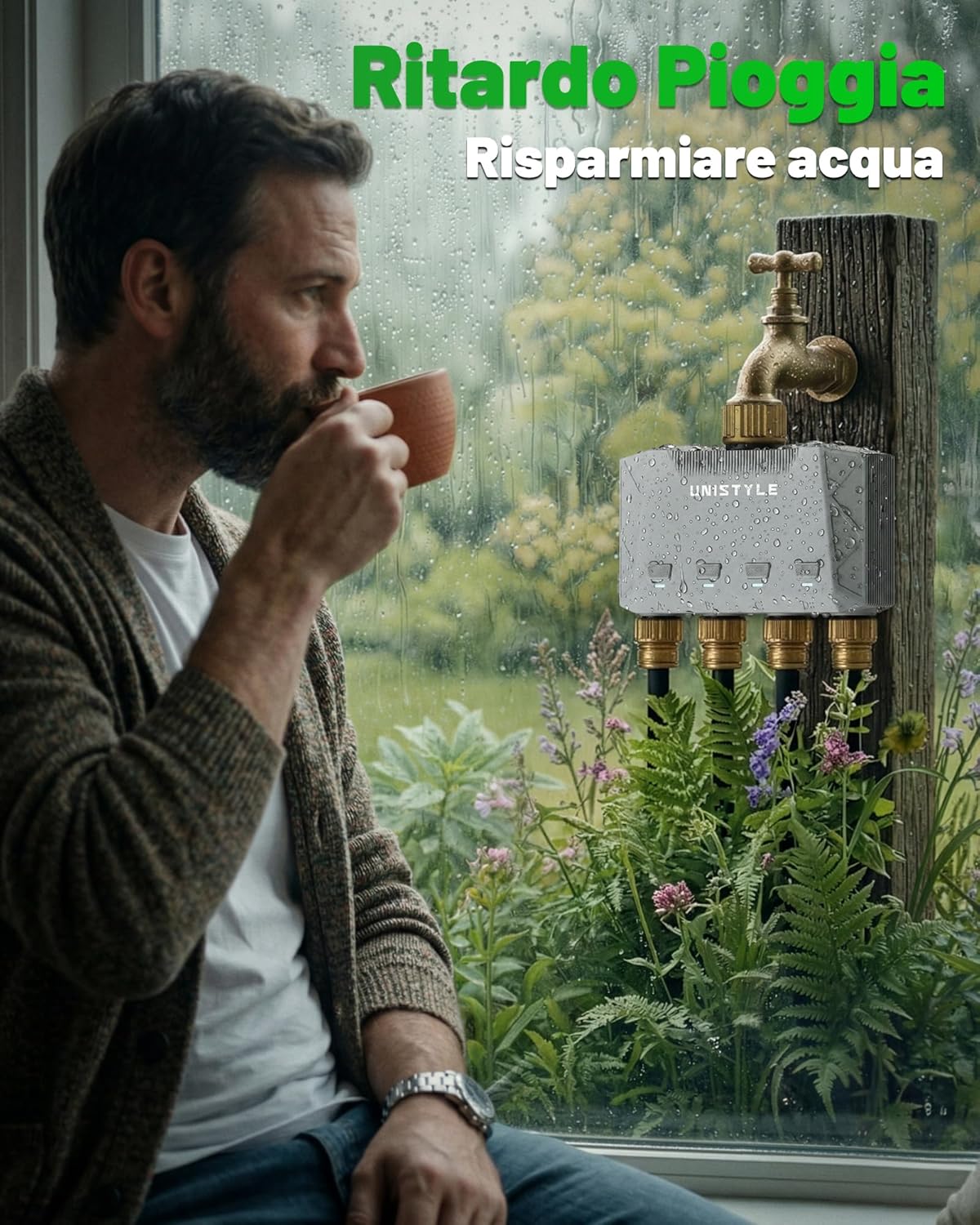 Thumbnail 6 de Unistyle Centralina Irrigazione WiFi 4 Vie – Controllo smart per giardino con 4 zone e programmazione indipendente