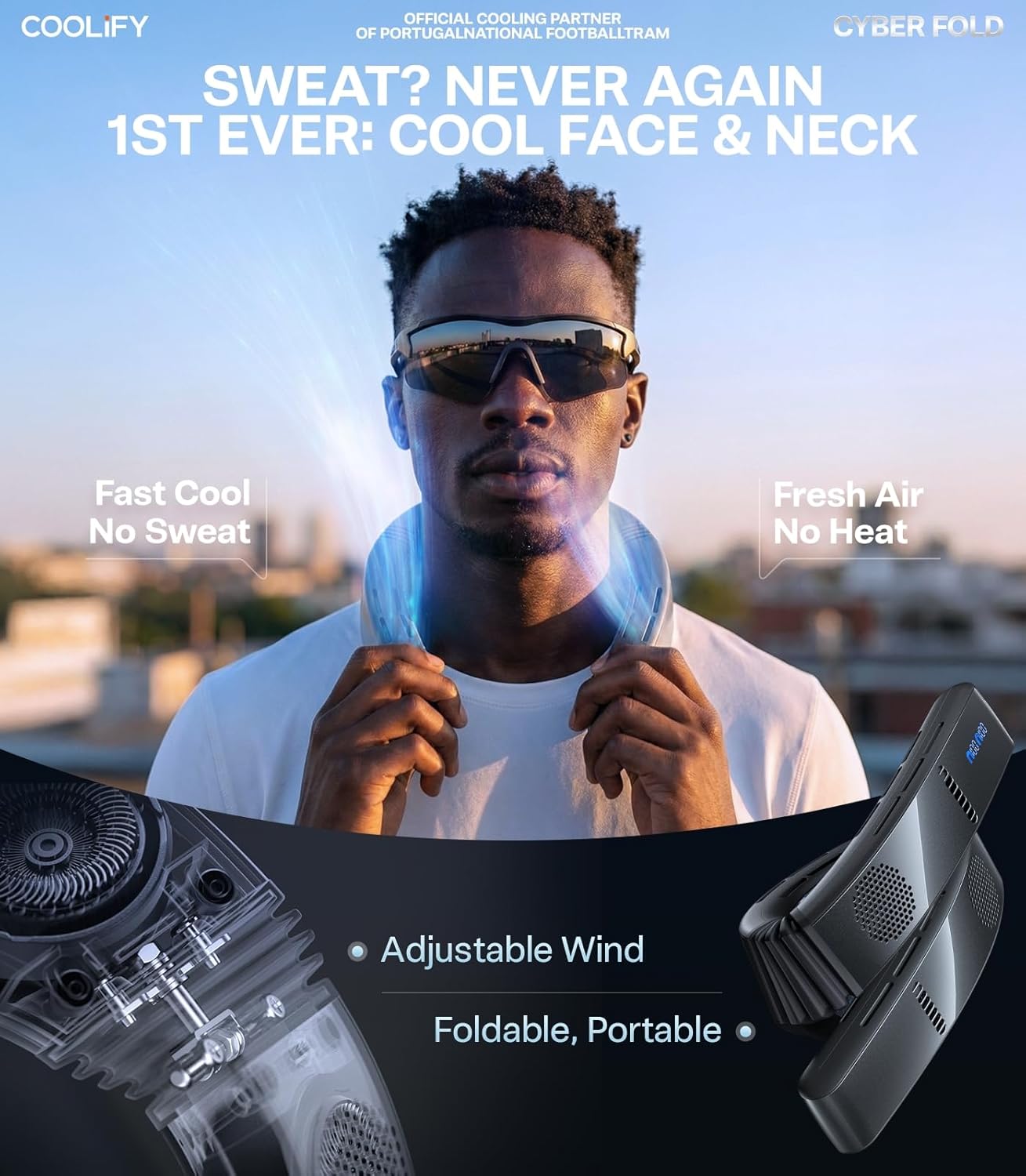 Thumbnail 4 de TORRAS 2026 COOLiFY Cyber Fold AI Neck Air Conditioner: Ultimate Neck & Face Cooler