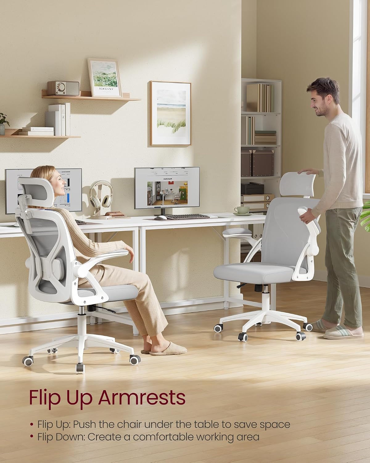 Thumbnail 6 de SONGMICS Office Chair UOBN044GD01S