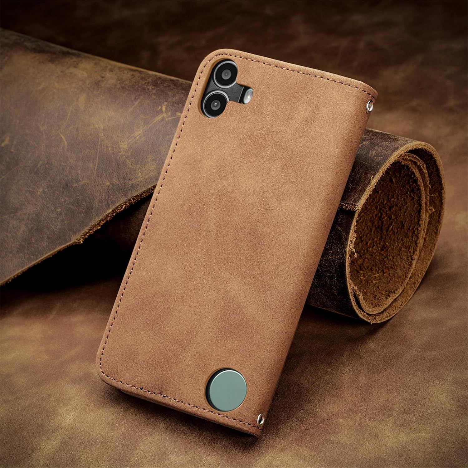 Thumbnail 5 de Cracedily for Nothing CMF Phone 1 Case – Leather Wallet Flip Case with Card Holder