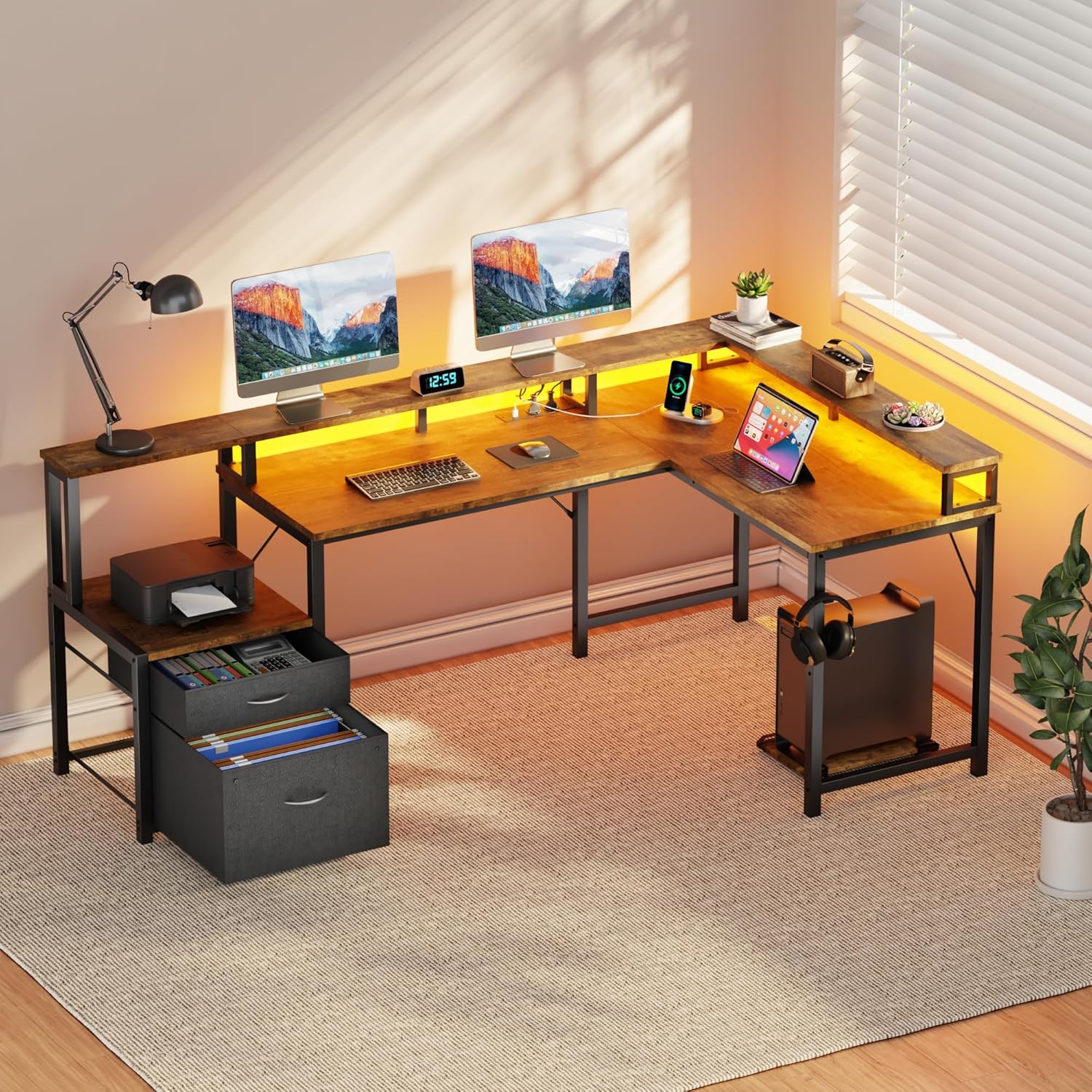 Thumbnail 1 de YOUDENOVA Scrivania angolare 168x100 cm 🖥️