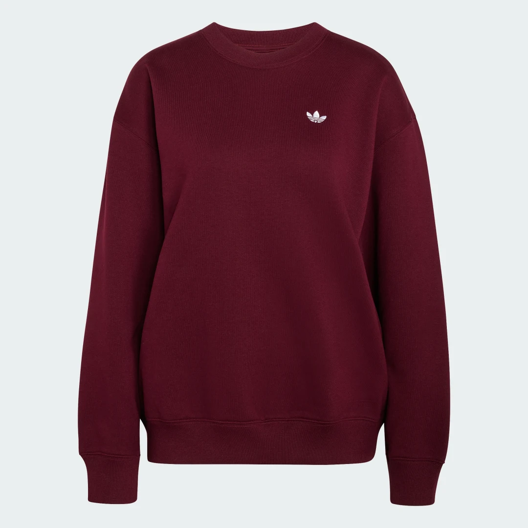 Detalle de Sudadera ESSENTIALS CREW LONG FLEECE OS de Adidas