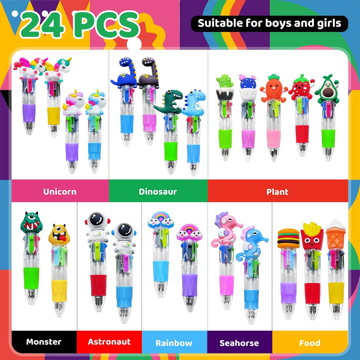 Thumbnail 4 de KIDRENFUN Party Bag Fillers 24 mini pens