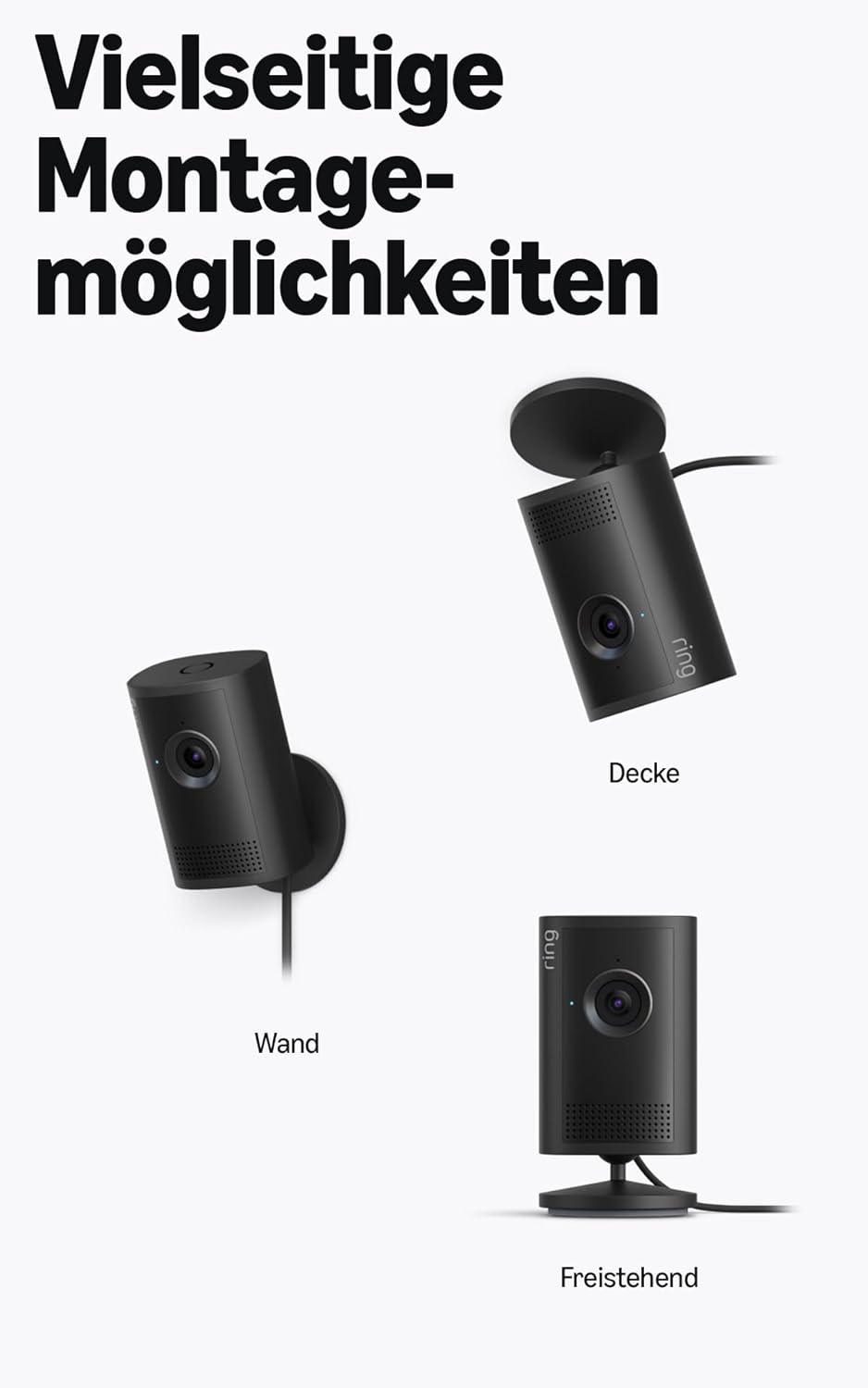 Thumbnail 6 de Ring Innenkamera Plus – Neueste Generation, 2K-Video, 4x-Zoom, Netzstecker, 4er-Pack