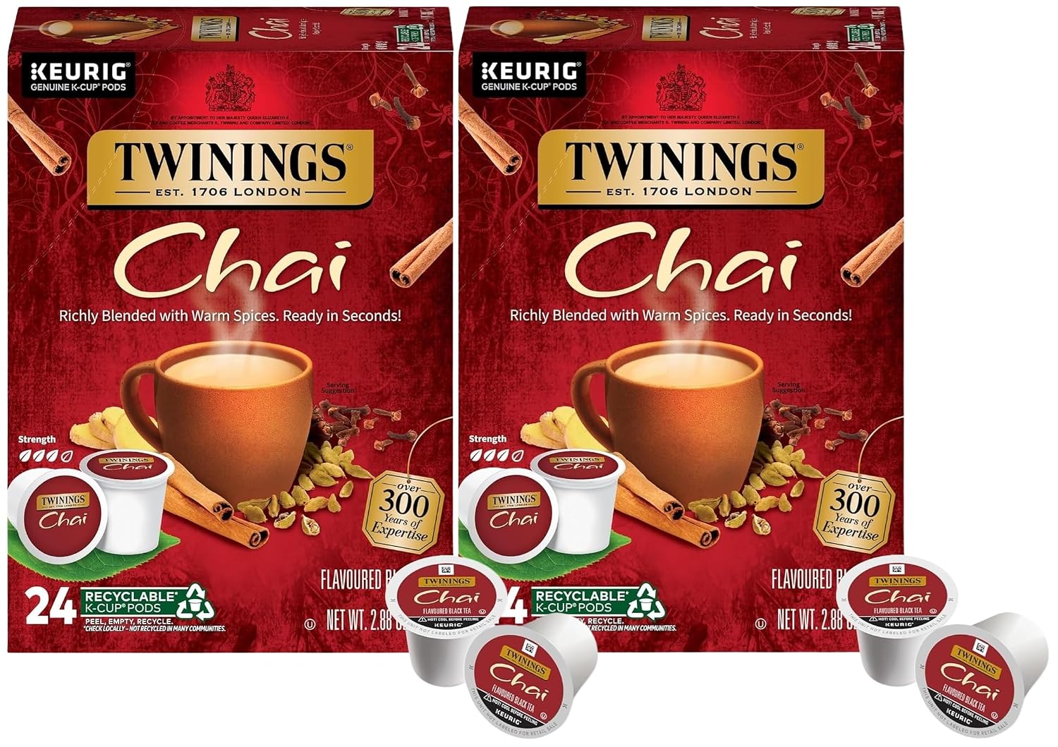 Thumbnail 6 de Twinings Chai Black Tea K-Cup Pods 24 Count