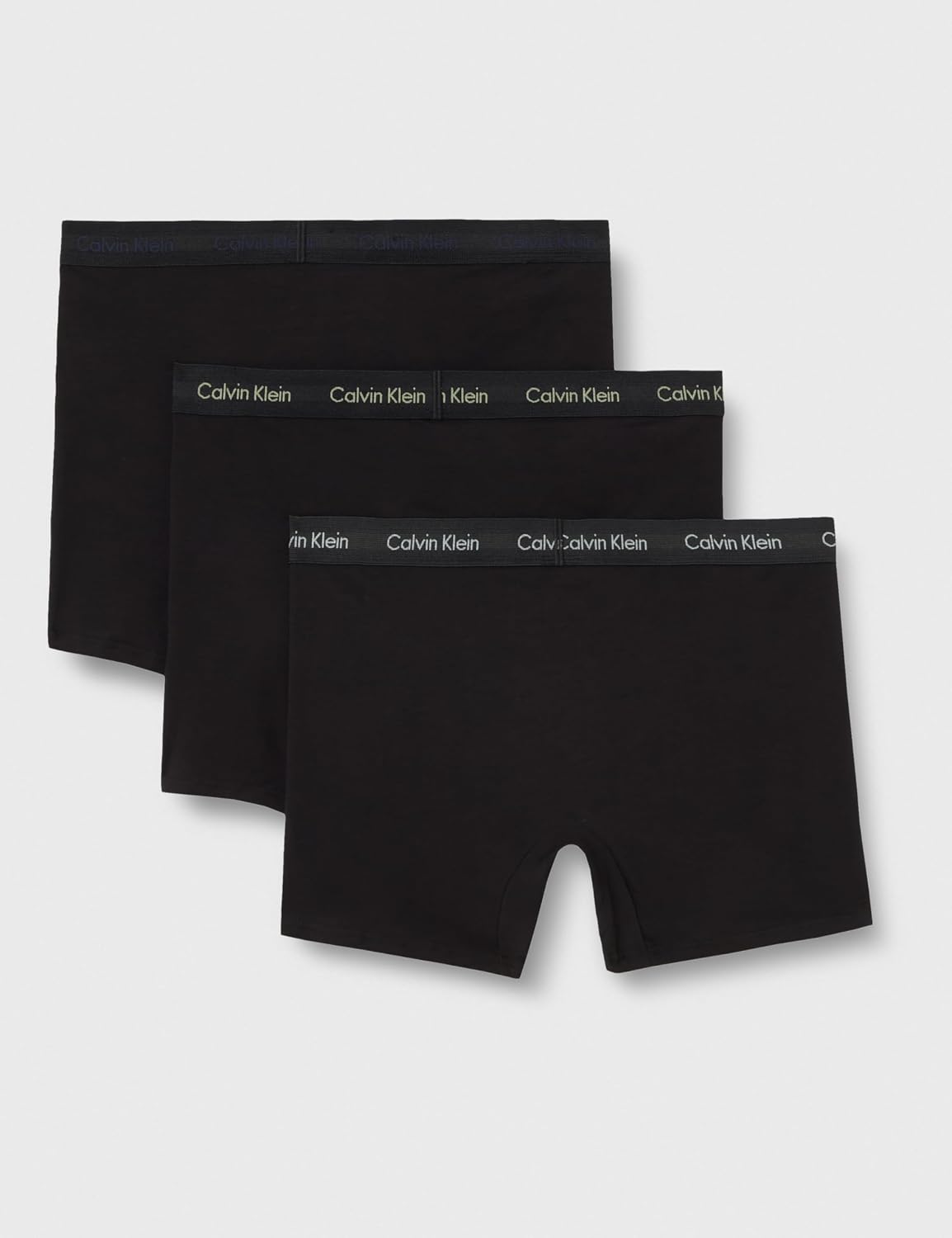 Detalle de Calvin Klein Calzoncillos bóxer Hombre Pack de 3 – Cotton Stretch multicolor (S)