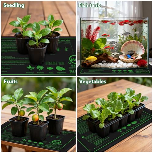 Thumbnail 7 de AOOWU Seedling Heat Mat with Thermostat Combo Kit (52.5 x 25cm)