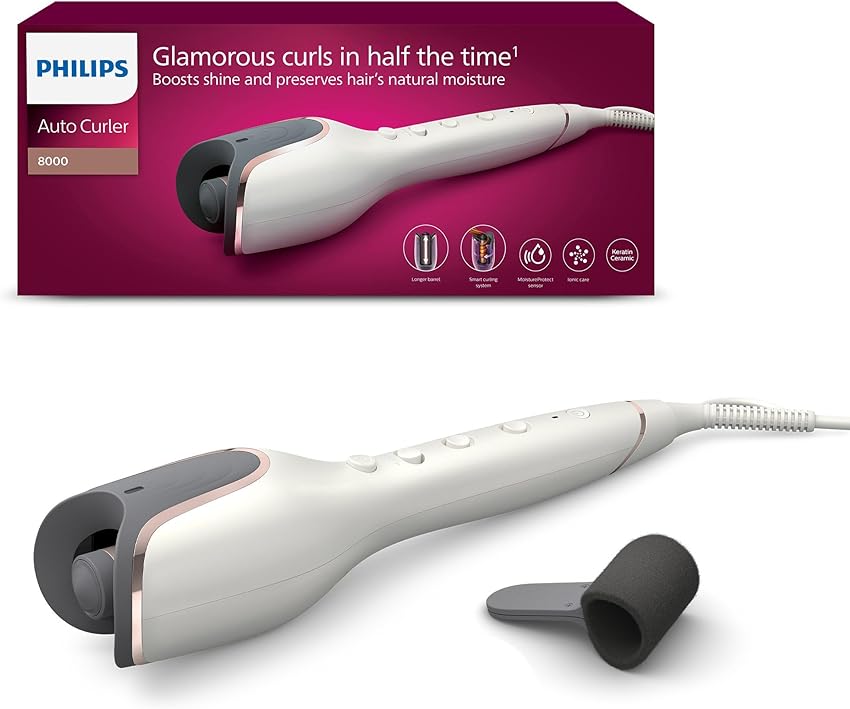 Philips BHB878/00 Rizador Automático con Tecnología Moisture Protect 💁‍♀