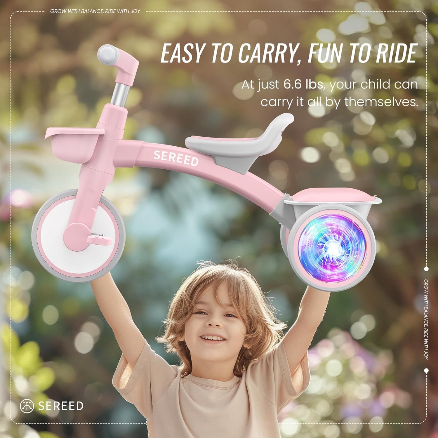 Thumbnail 6 de SEREED Toddler Tricycle 2-5 Years