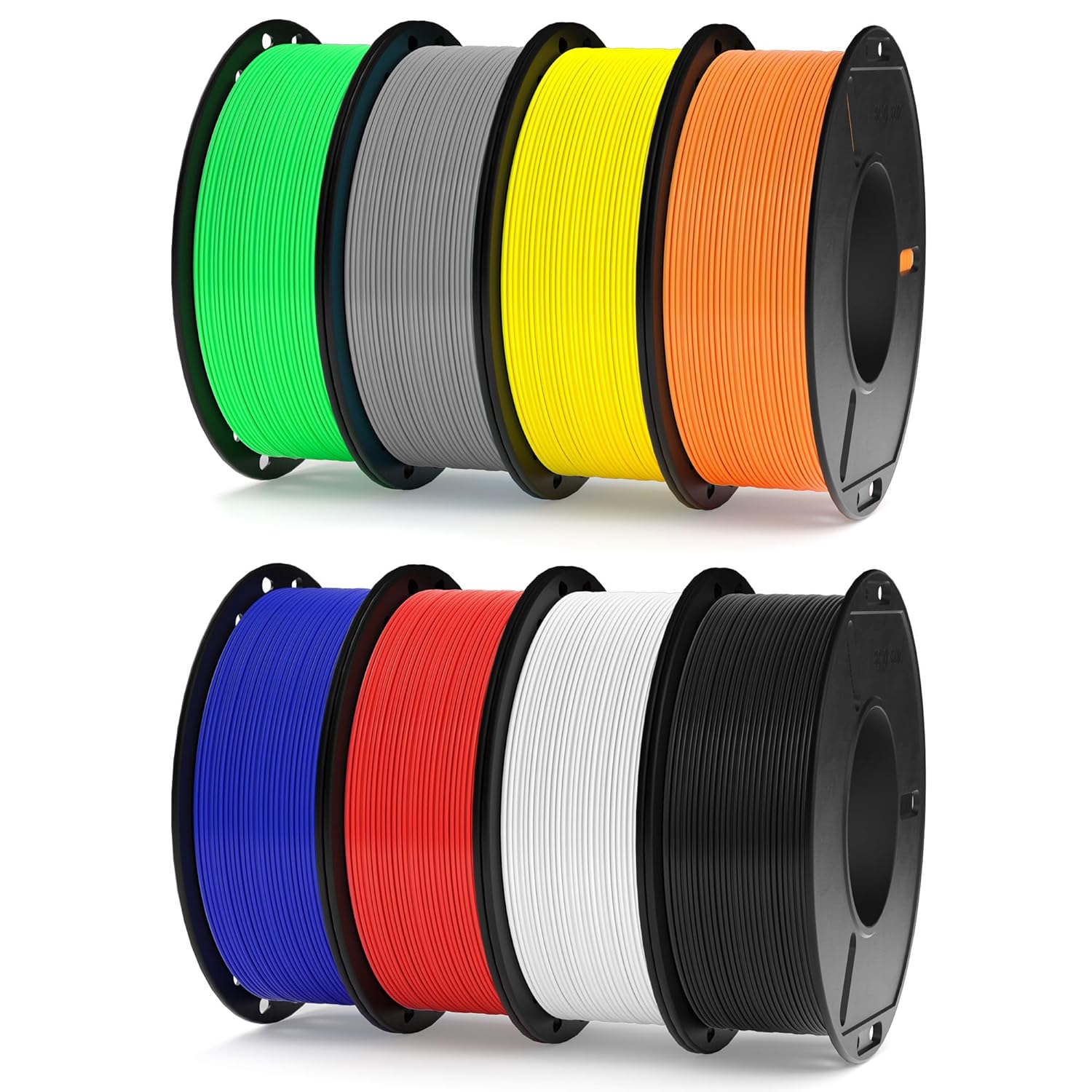 Detalle de ELEGOO 250g PLA Filament Bundle – 1.75mm, 8 Colour Pack