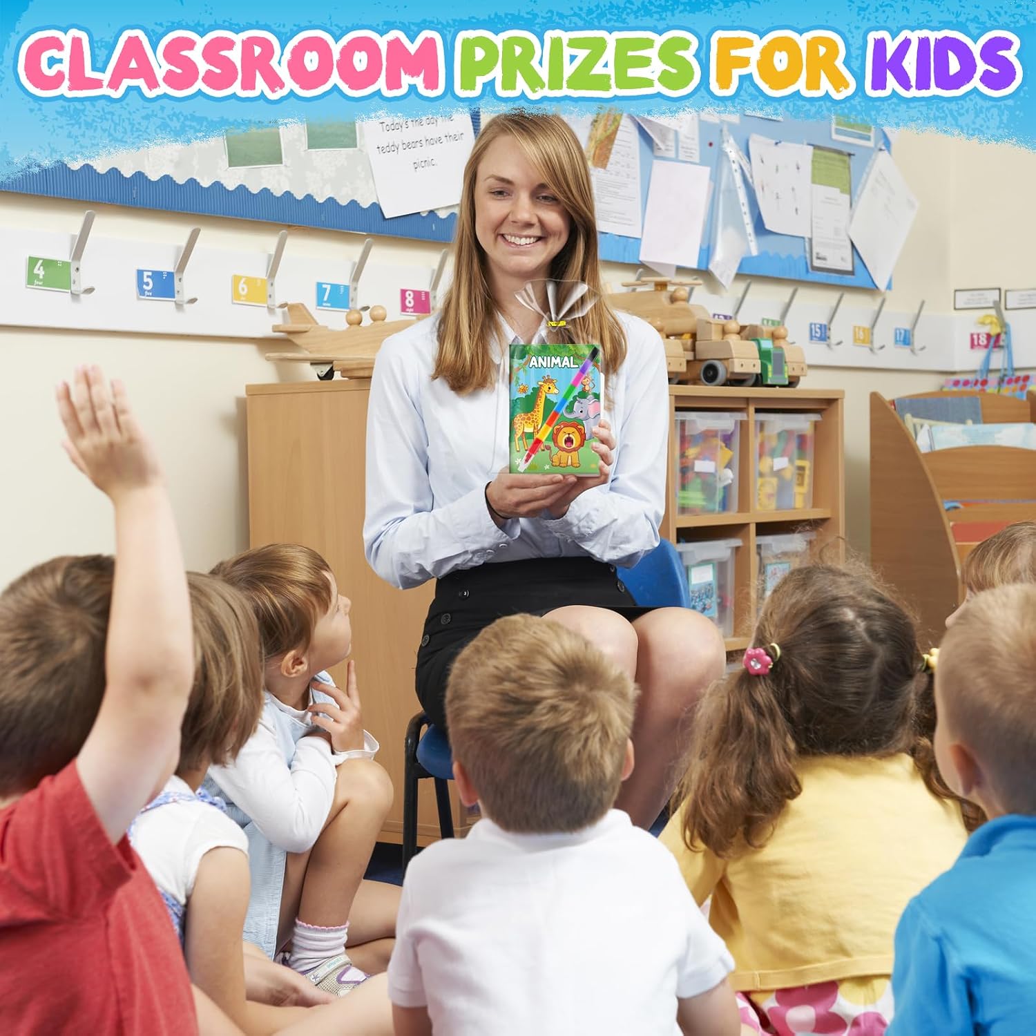 Thumbnail 2 de ZMLM Party Bag Fillers for Kids – 36 Pack Mini Colouring Books & Crayons
