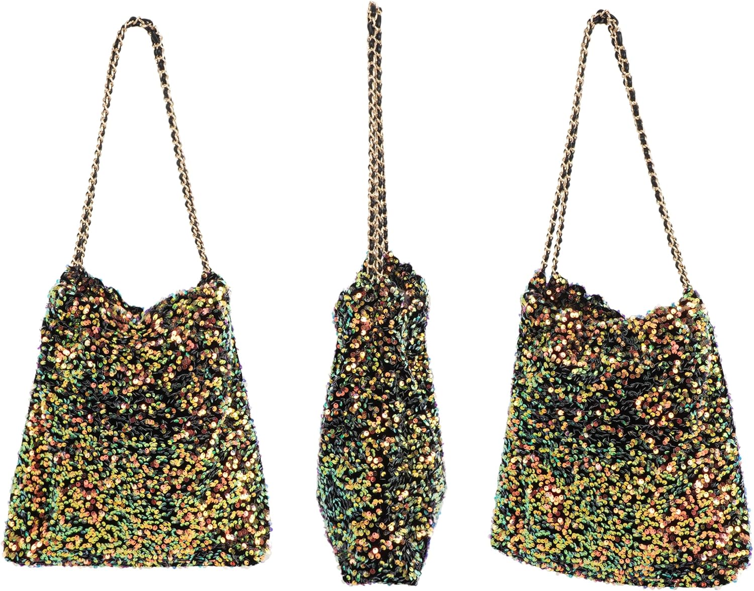 Thumbnail 4 de Meliyya Pailletten Shopper Tote Bag – Schultertasche mit Magnetverschluss für Alltag, Party & College