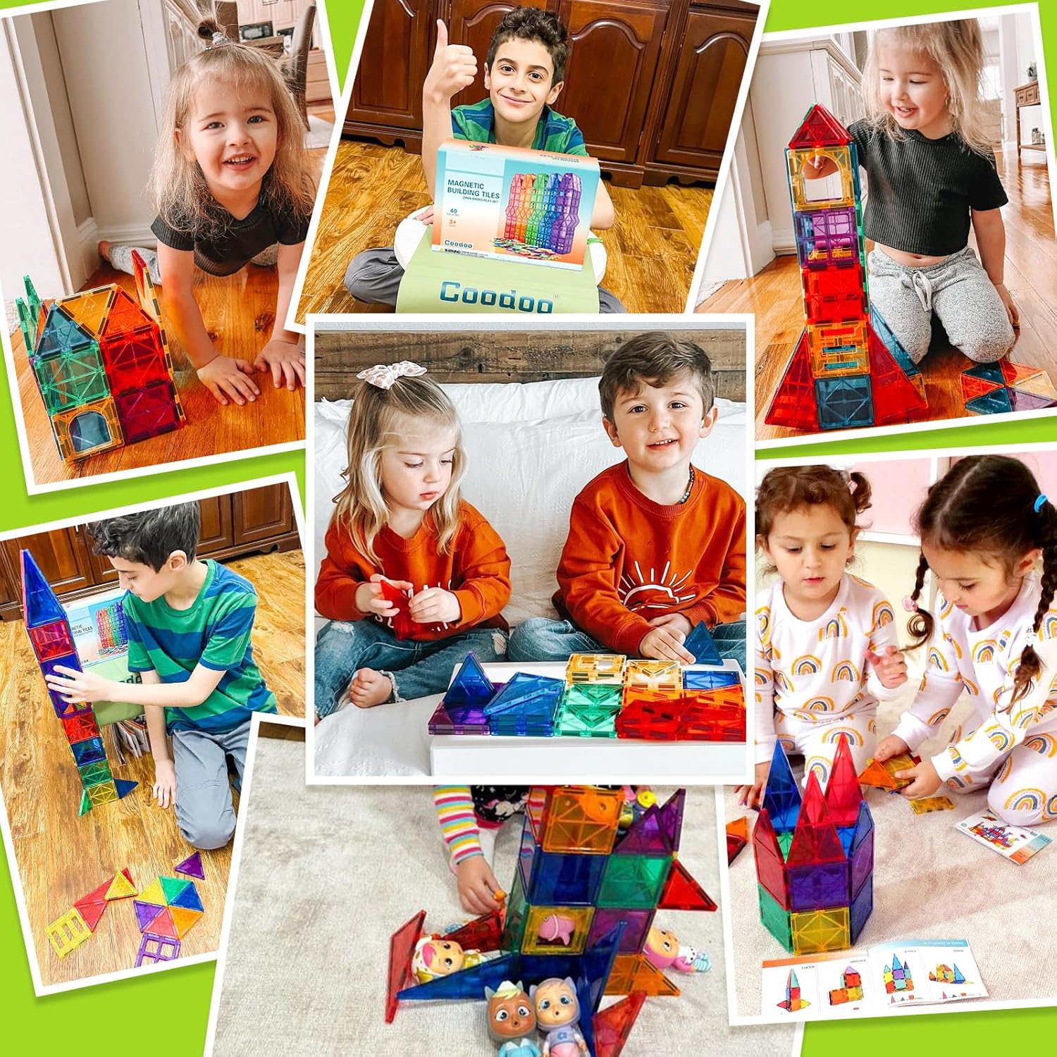 Thumbnail 4 de Piastrelle magnetiche 40 pezzi per bambini đź§©