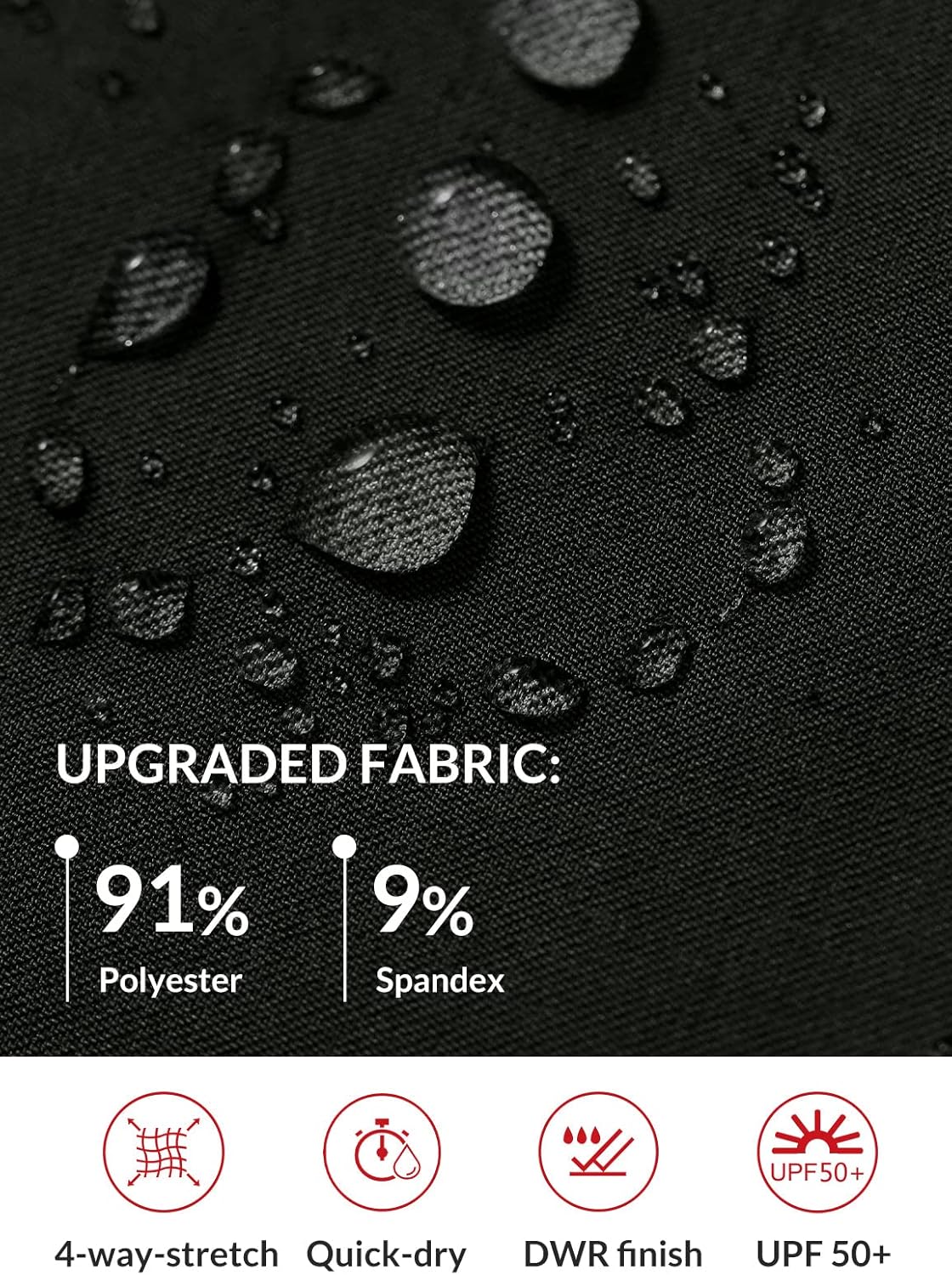 Thumbnail 5 de baleaf Women’s 15" Hiking Shorts Long Bermuda Cargo Capris (Lightweight, Quick Dry, Elastic Waist)