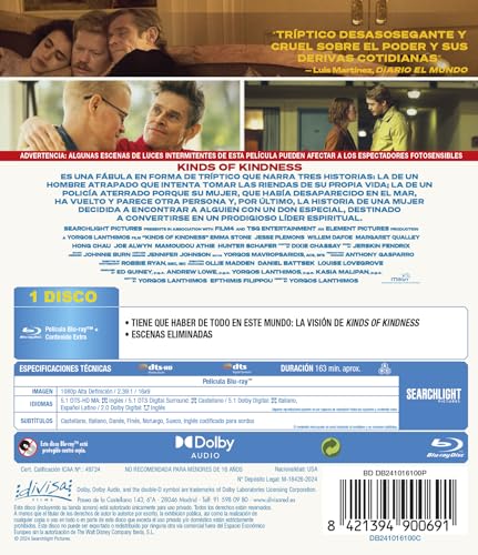 Detalle 2 de Divisa HV Kinds Of Kindness (Blu‑ray) 🎬