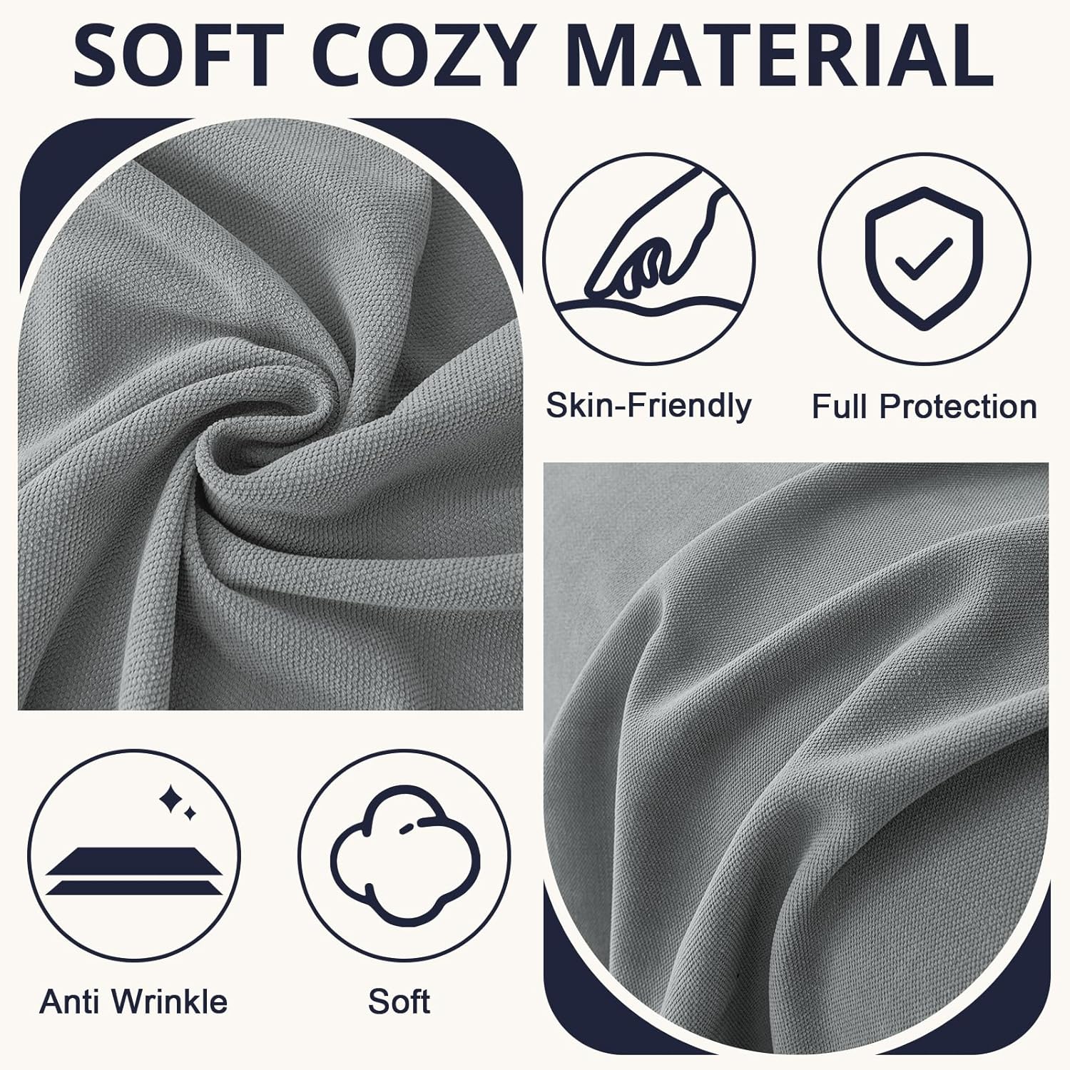 Thumbnail 5 de Royhom Impermeable Funda sofá 3 plazas 340x180 cm