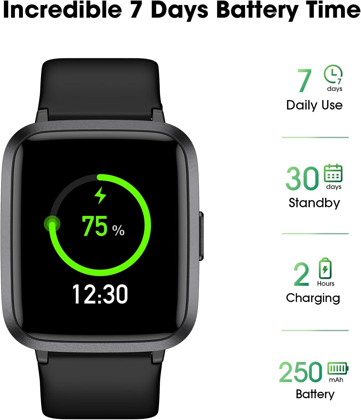 Thumbnail 5 de LIVIKEY Fitness Tracker Watch with Heart Rate Monitor