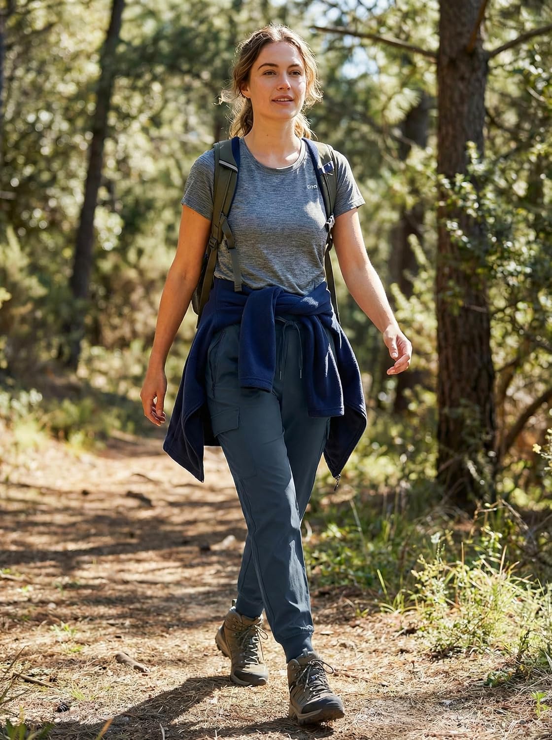 Thumbnail 1 de Libin Pantalon de Randonnée Femme Été: Cargo léger, séchage rapide et imperméable