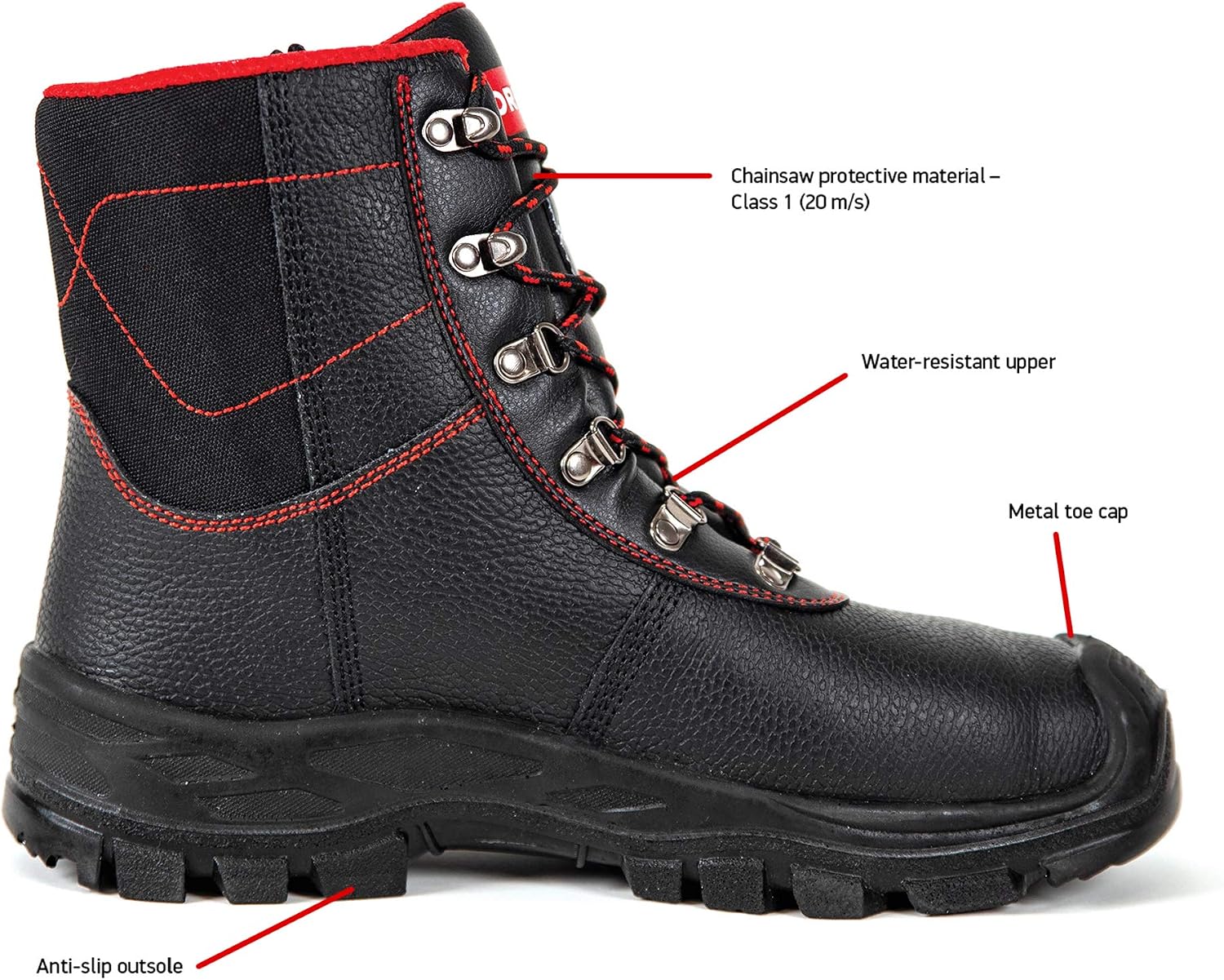 Detalle de Oregon Bottes de Protection Sarawak Classe 1 – contre les tronçonneuses