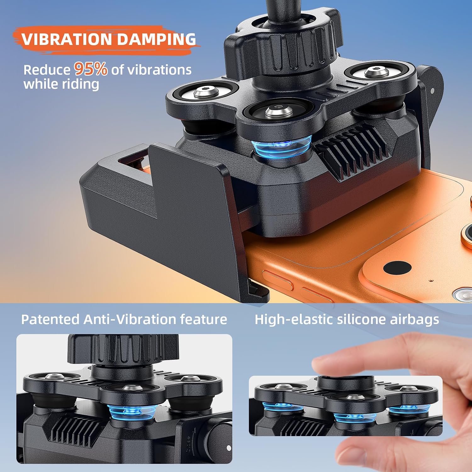 Detalle 2 de Marsrider All-New Motorcycle Phone Mount 98%